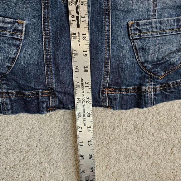 VTG Promod Women's Distressed Denim Jean Jacket US Size Medium?‎ - Picture 6 of 8